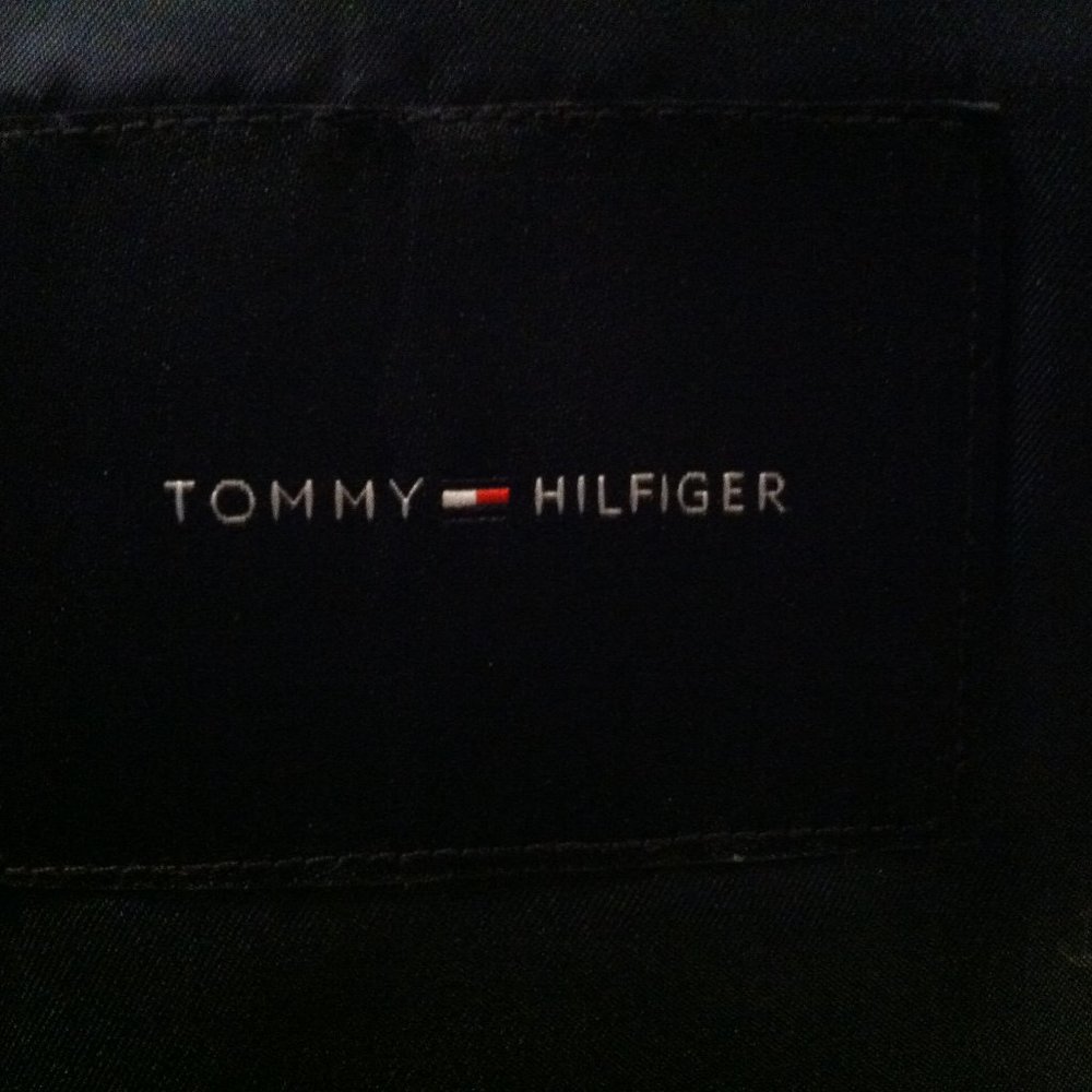 TOMMY HILFIGER MENS NEW BLUE 100%LINEN SPORT JACKET COAT BLAZER SIZE: 40R - Picture 8 of 10